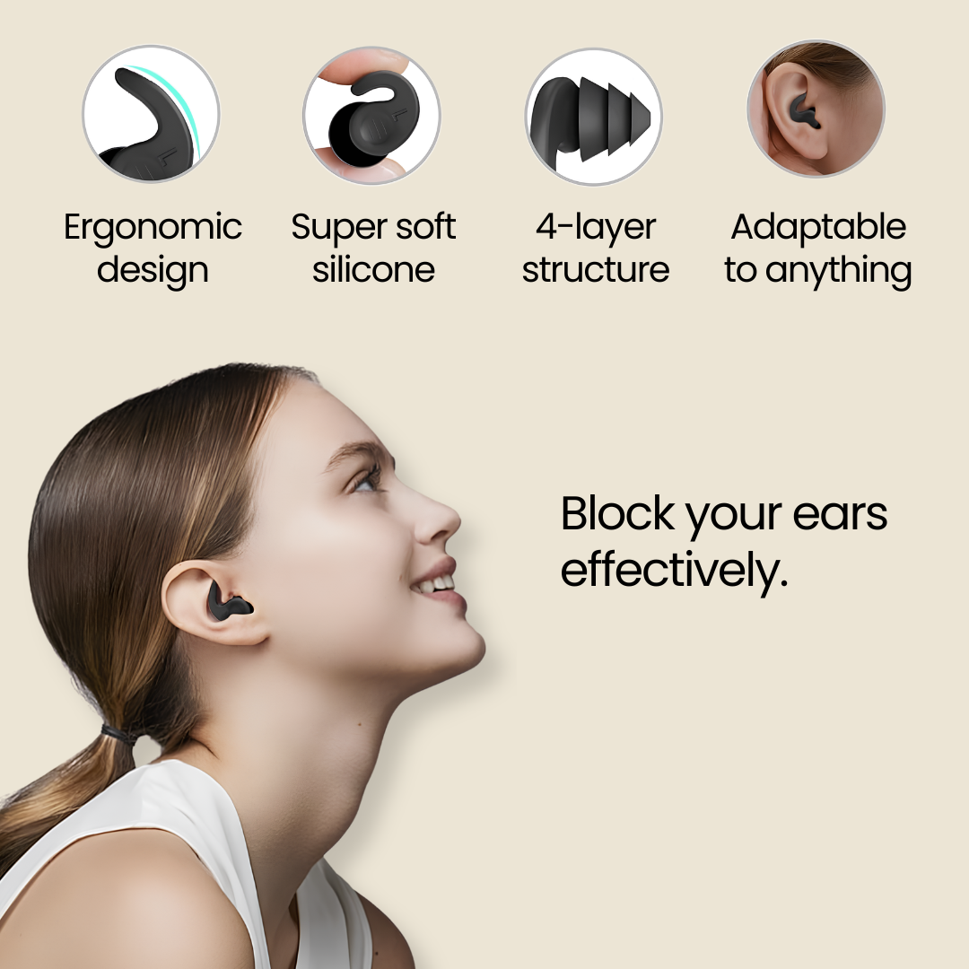 Swimming Ear Plugs (3 Pairs)